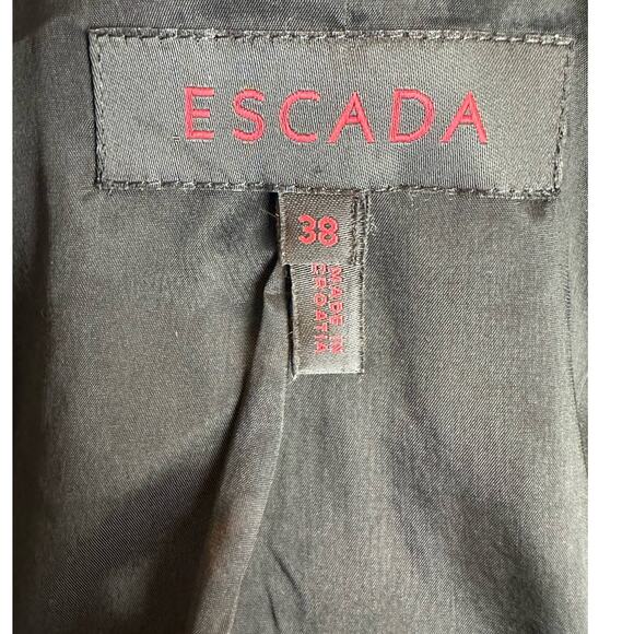 Escada gray sinlge button blazer size 38 - S - Picture 3 of 15